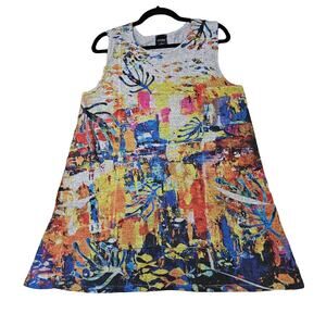 INOAH Knit Top Asymmetrical Wearable Art Tunic Pockets Lagenlook Womens Medium